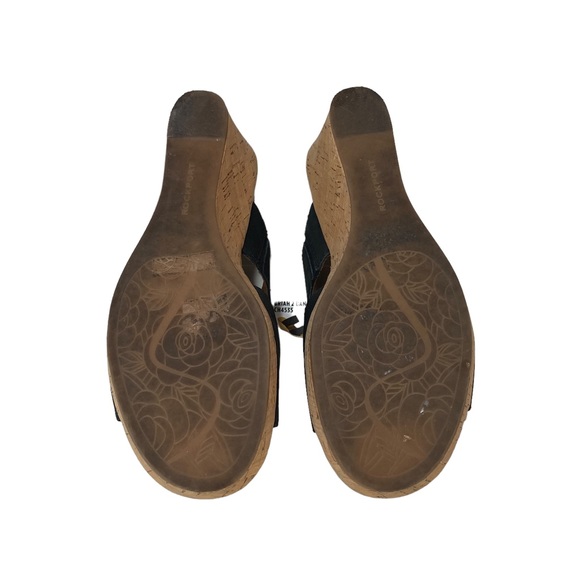 ROCKPORT Wedges Ladies size 10US Black and Tan. Extremely good condition - Picture 4 of 13